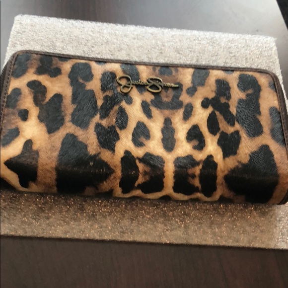 Jessica Simpson Handbags - Jessica Simpson leopard print wallet